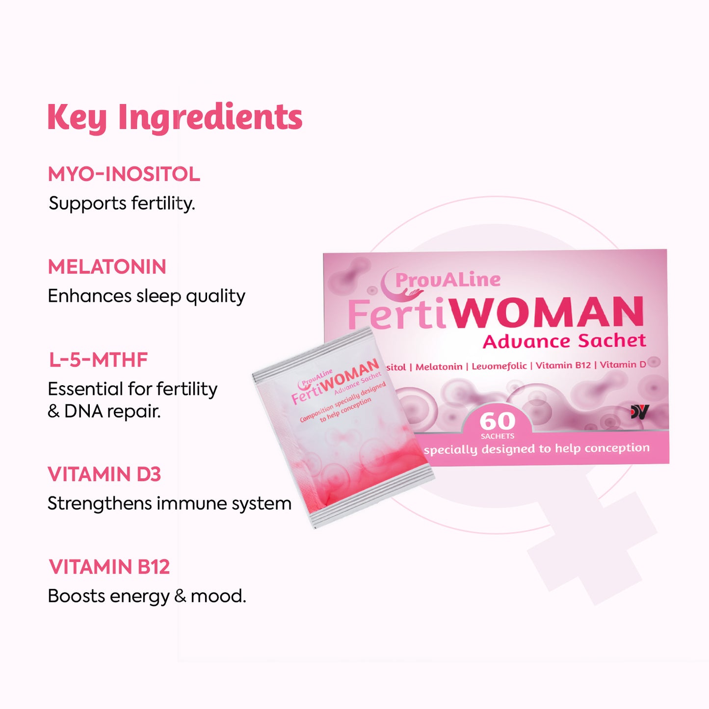 ProvALine FertiWOMAN Advance Sachet (60's)