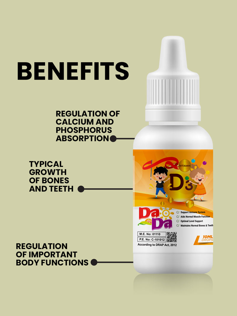 DaDa Drops 10ML—Vitamin D3 preparation