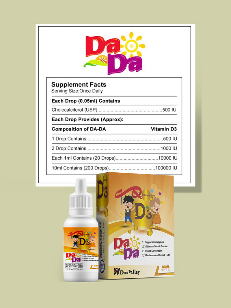 DaDa Drops 10ML—Vitamin D3 preparation