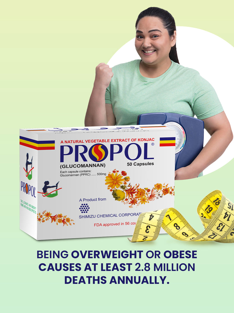 Propol - Glucomannan Capsules for Obesity Control