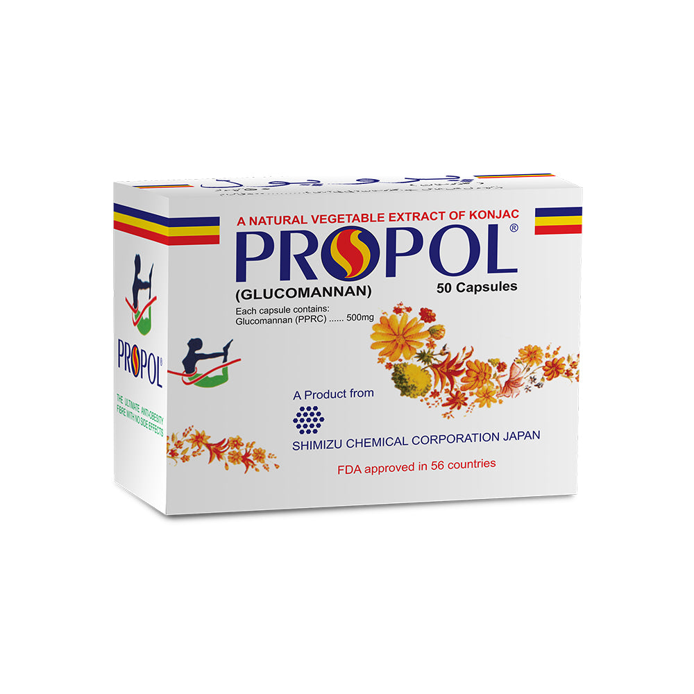 Propol - Glucomannan Capsules for Obesity Control