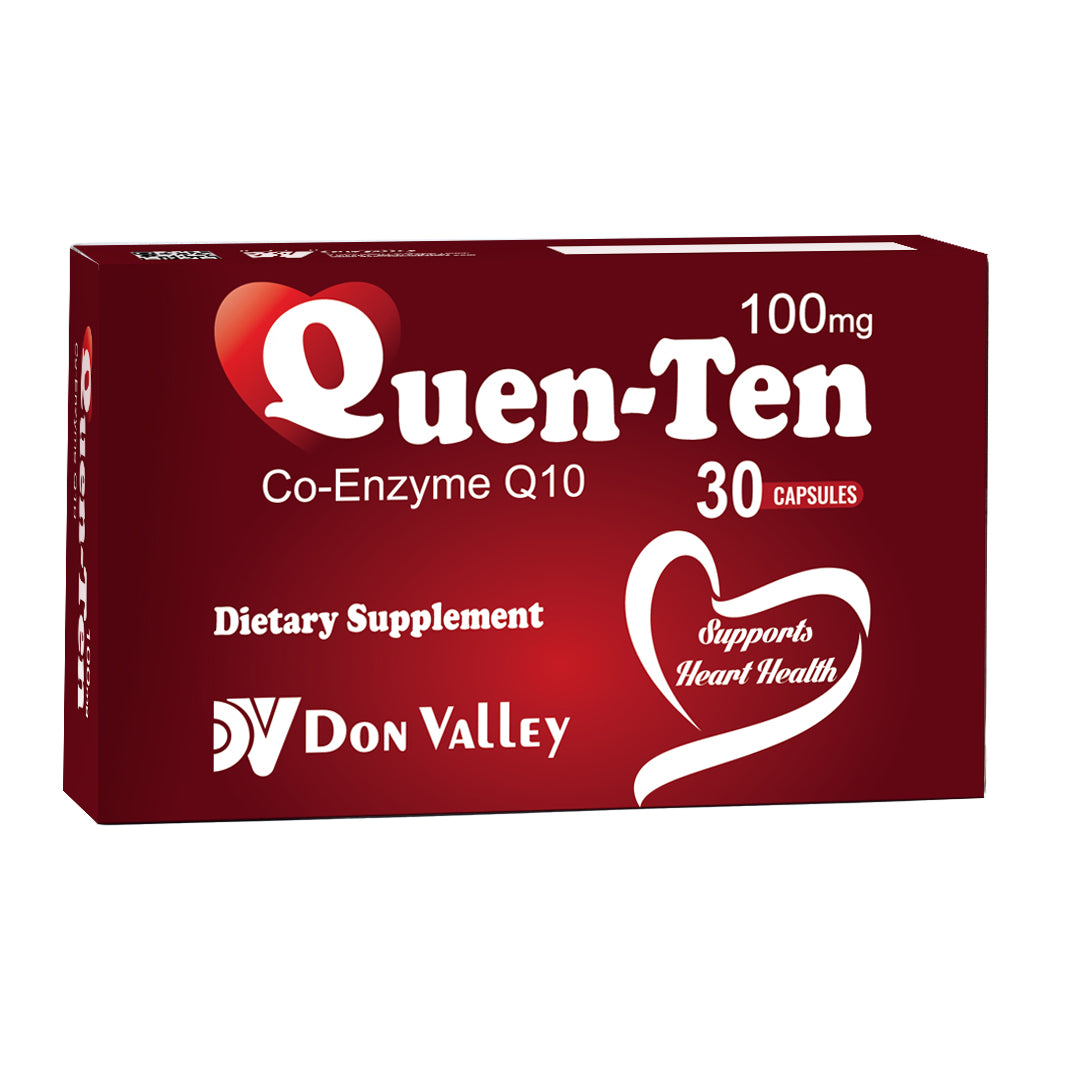 Quen-ten - Co-Enzyme Q10 - Dietary Supplement (100mg)